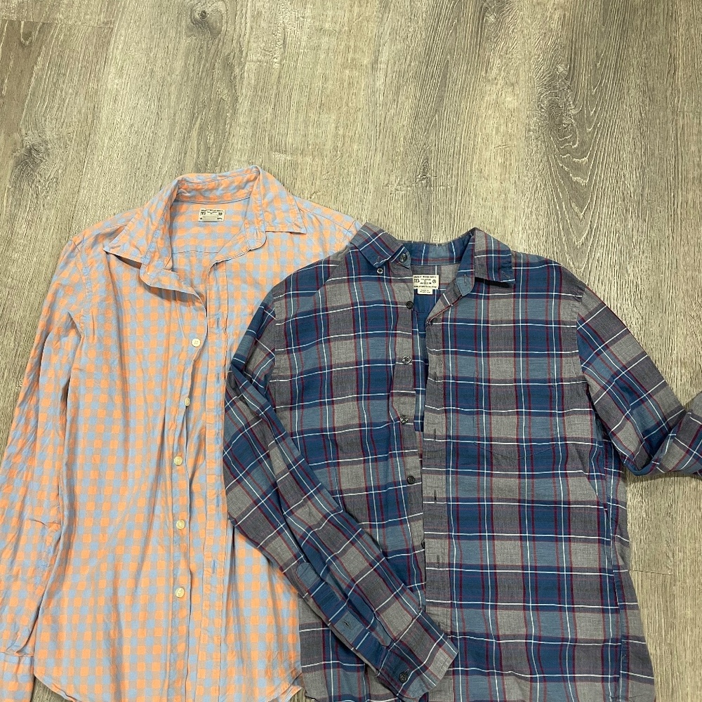J crew men’s button down bundle size small and x-small